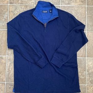 EUC CHAPS by Ralph Lauren 1/4 Zip Longsleeve Shirt. Men’s Size Large
